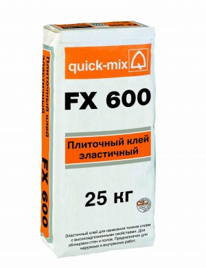 Плиточный клей Quick mix FX 600